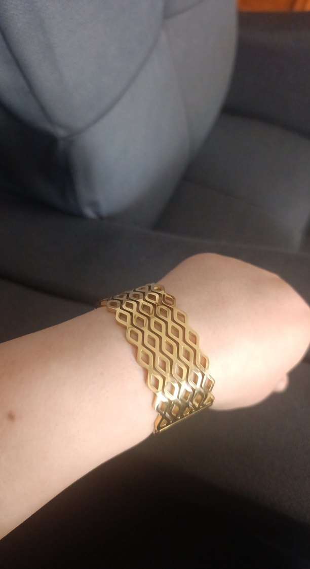 Bohem Esintili Elastik Altın Bileklik hiç kullanılmadı - Görsel 5