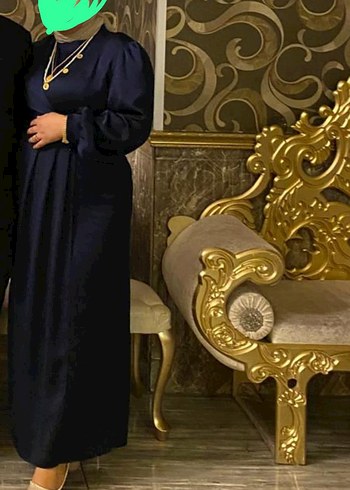 i Tesettür Abiye Elbise 1-2 defa giyildi sorunsuz 46-48 beden - Görsel 3