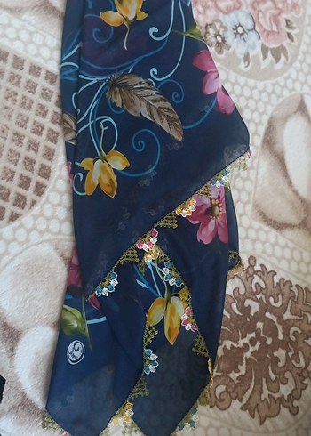 Çok Renkli Dantel Detaylı Bohem Kadın el emeği yazma - Görsel 7