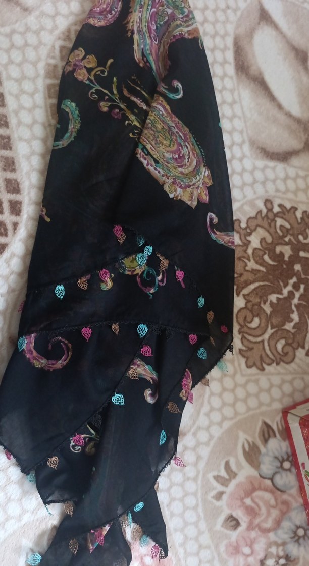 Dantel Detaylı Çok Renkli Bohem Kadın el emeği iğne oyası - Görsel 5