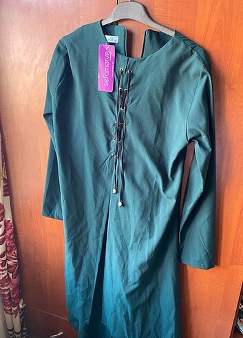 Armine Yesil tunik elbise