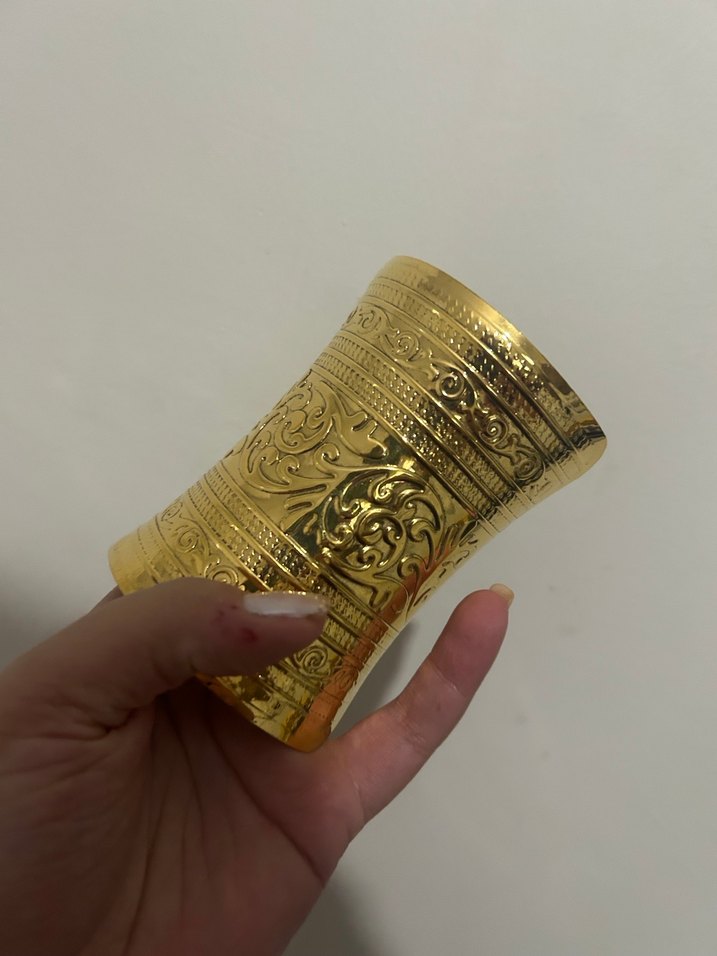 Desenli Altın Renk Bohem Bilezik - Görsel 4