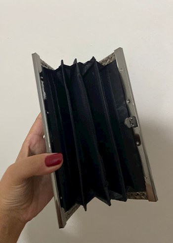 Beden Kahverengi Deri Yılan Desenli Kadın Portföy Çanta