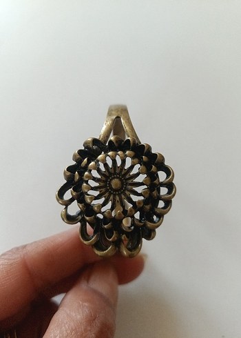 Bej Çiçek Desenli Bohem Kadın El Yapımı Bileklik