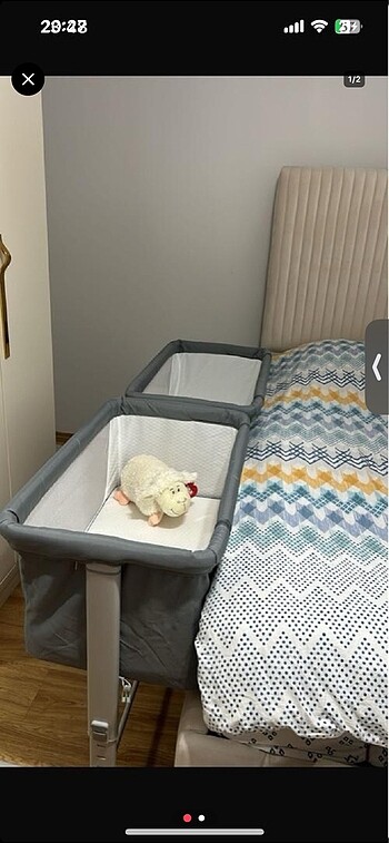 Baby plus anne yanı beşik