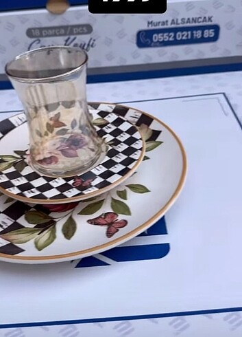 18 parça kahvaltı seti 