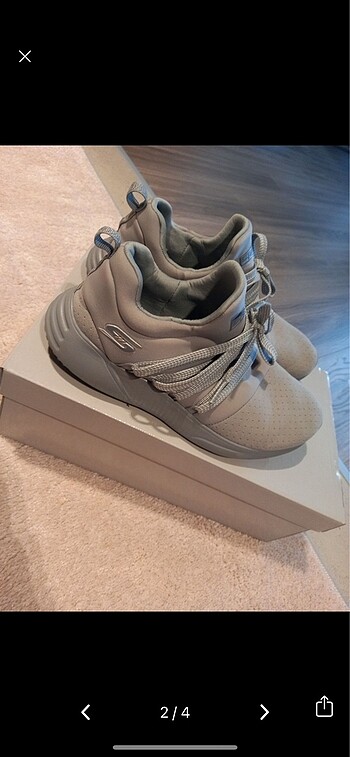 Skechers Skechers gri unisex ayakkabı