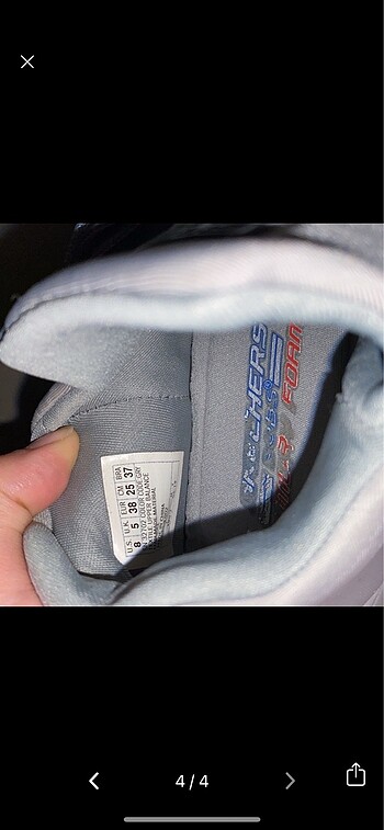 38 Beden gri Renk Skechers gri unisex ayakkabı
