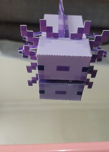 Diğer Papercraft mor axolotl kalın kağıt