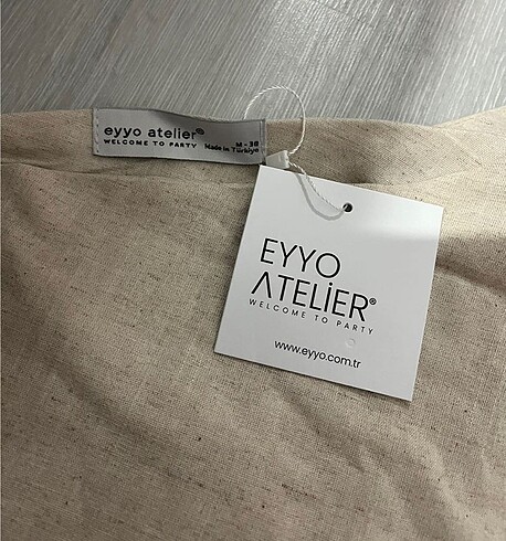 m Beden Eyyo keten uzun elbise