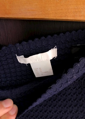 Kadın Lacivert Pilili Midi Etek - Görsel 3