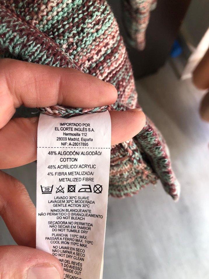 Bohem Çok Renkli Örgü crop Kadın Hırka - Görsel 5