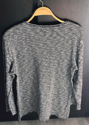 Gri Kadın Uzun Kollu penye - Görsel 3