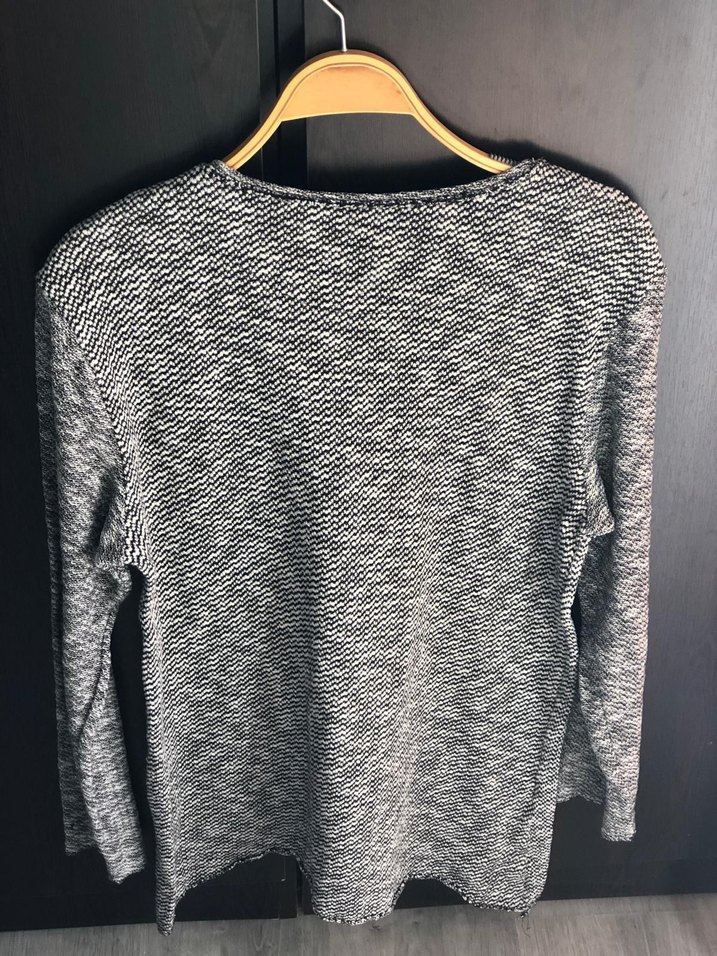 Gri  Kadın Uzun Kollu penye - Görsel 3