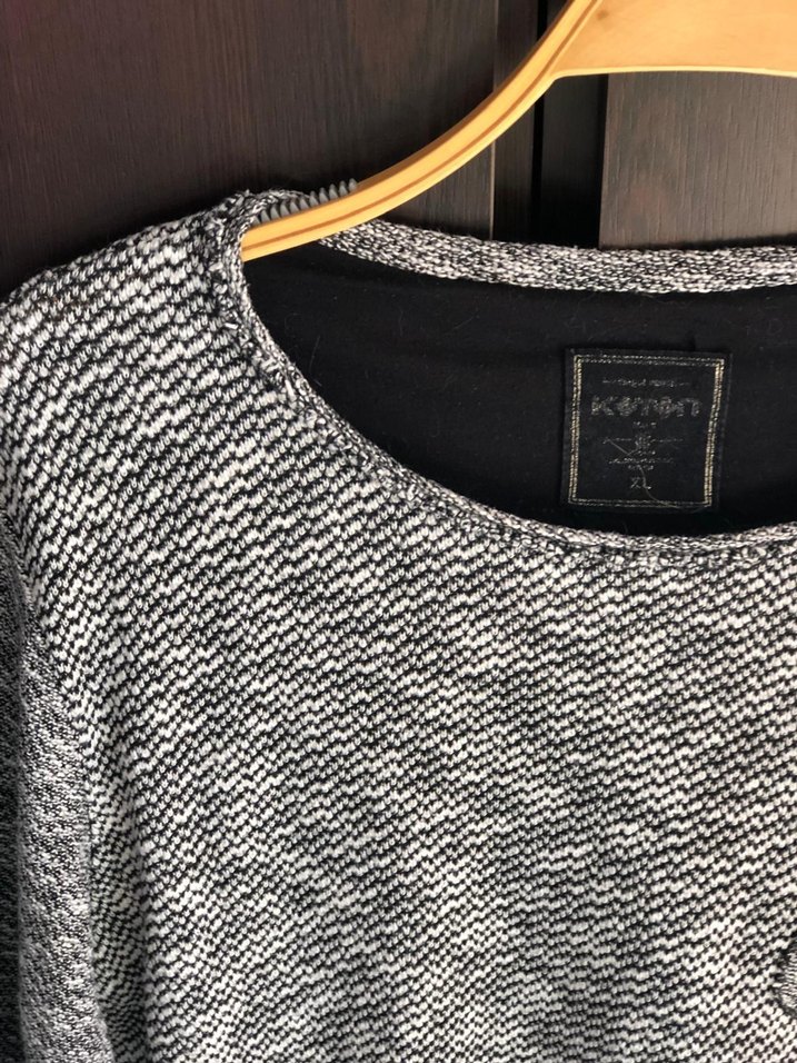 Gri  Kadın Uzun Kollu penye - Görsel 2