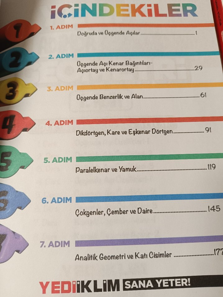 Yediiklim Geometri Video Konulu Soru Bankası - Görsel 3