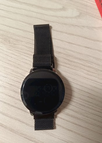 Siyah Hasır Kordonlu Akıllı Saat - Görsel 8