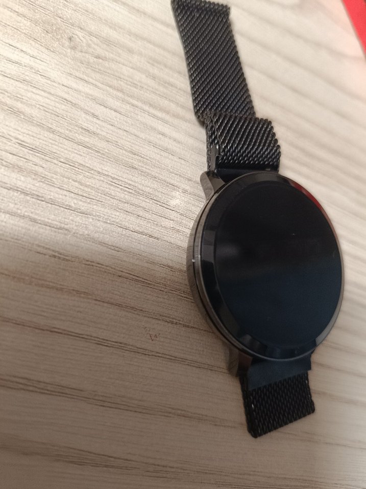 Siyah Hasır Kordonlu Akıllı Saat - Görsel 2