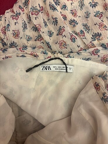 l Beden çeşitli Renk Zara Straplez mini elbise
