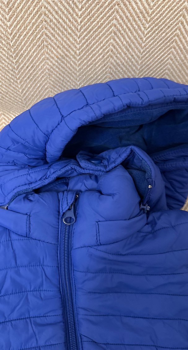 Mavi Fermuarlı Erkek Çocuk Montu - Görsel 3