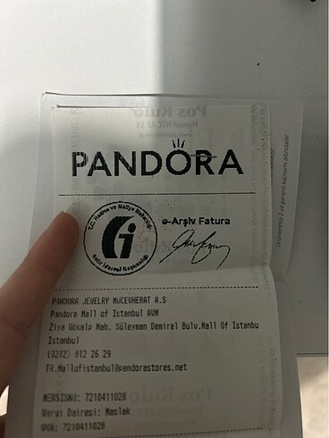 Beden pandora charm