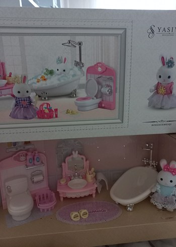 Pembe Bebek Banyo Seti Mini Aksesuarlar oyuncak