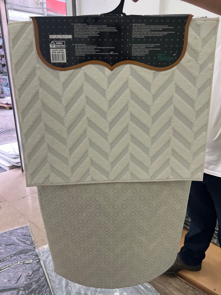 Hilal Home Desenli Banyo Paspası 2li - Görsel 2