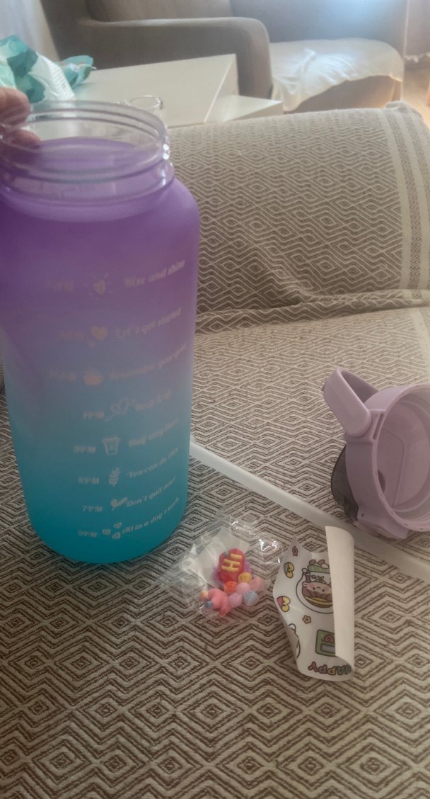 Genel Markalar Motivasyonel Su Matarası Suluk 2L Sticker - Görsel 3