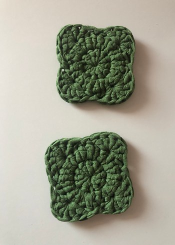 2li Yeşil Bardak Altlığı - Görsel 2