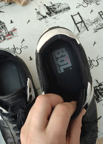 Siyah Bağcıklı Erkek Spor Ayakkabı - Görsel 2