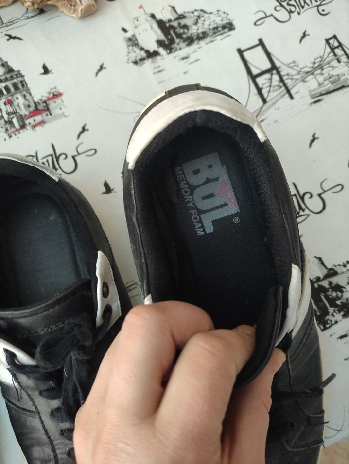 Siyah Bağcıklı Erkek Spor Ayakkabı - Görsel 2