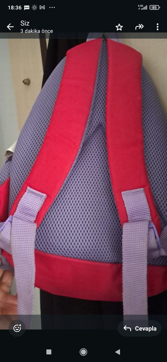 Renkli Pembe Çocuk Okul Çantası - Görsel 3