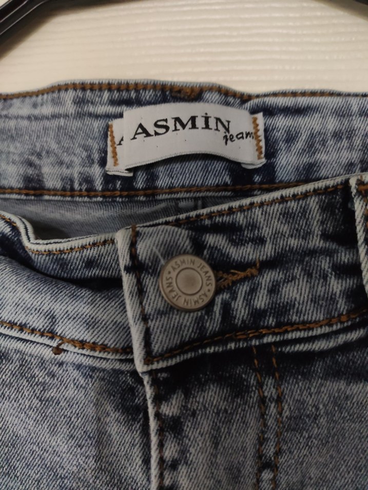 Gri Kadın Denim Pantolon - Görsel 3