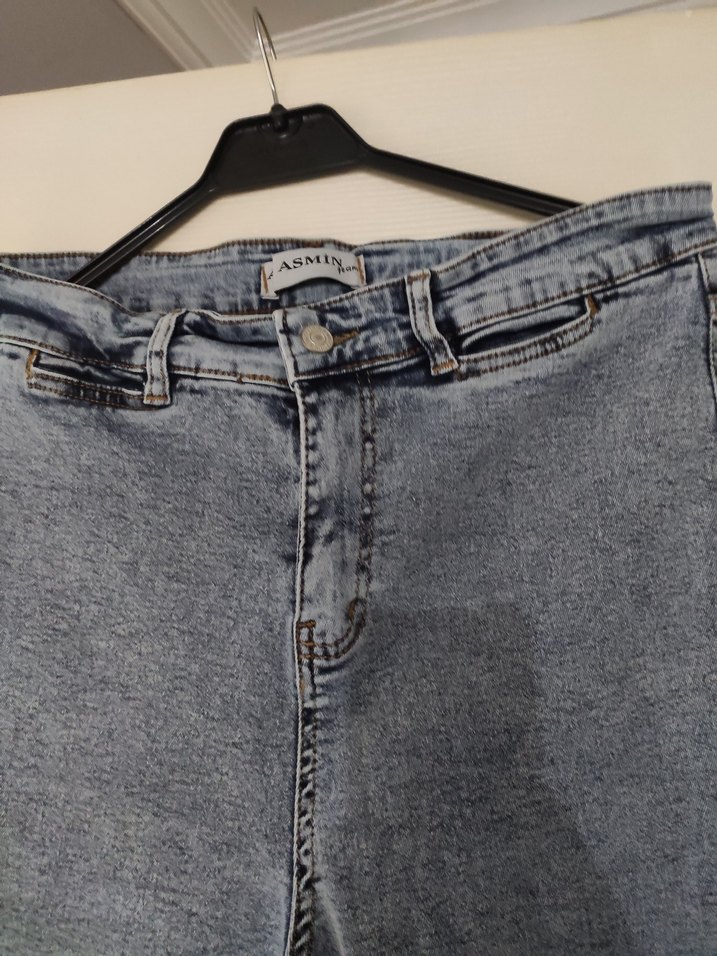 Gri Kadın Denim Pantolon - Görsel 2