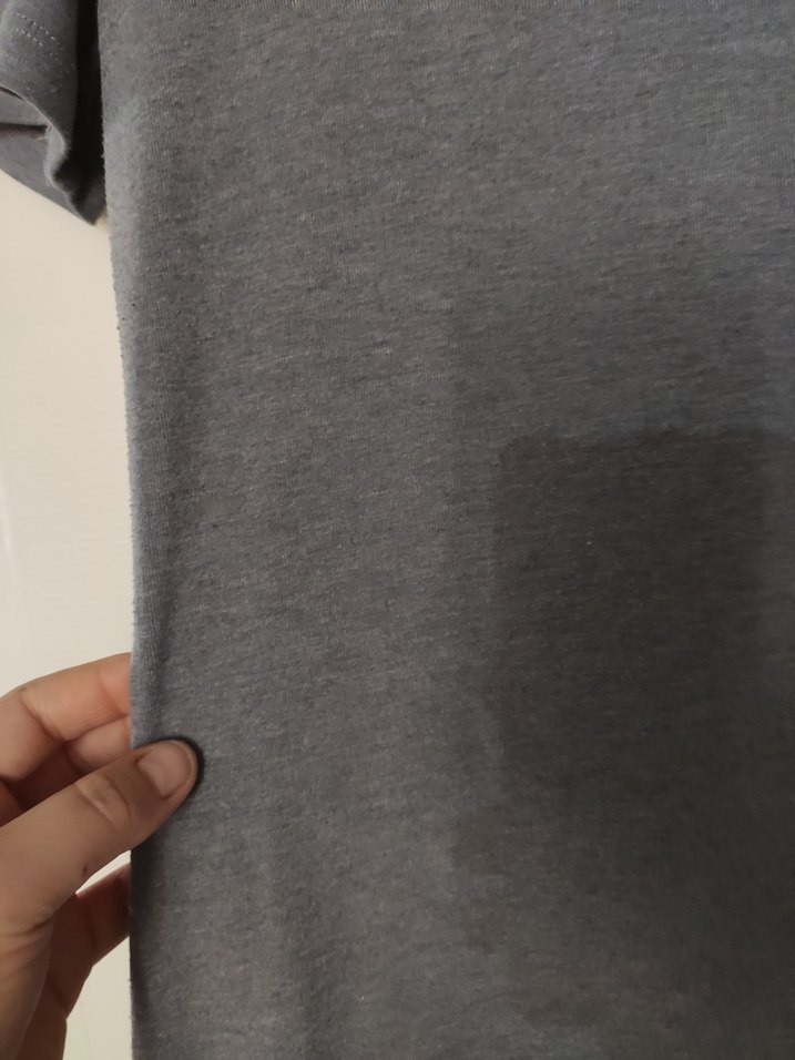 Gri Kısa Kollu Midi Elbise - Görsel 3