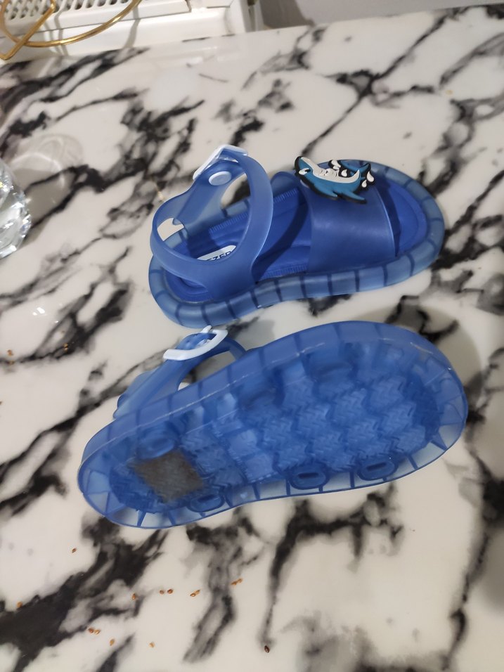 Mavi Erkek Çocuk Kaydırmaz Bantlı Sandalet - Görsel 3