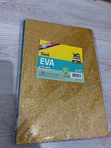 10 renk simli eva