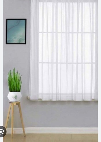 Beyaz Modern Perde