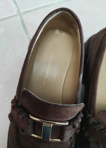 Kahverengi Tokalı  Süet Loafer - Görsel 2