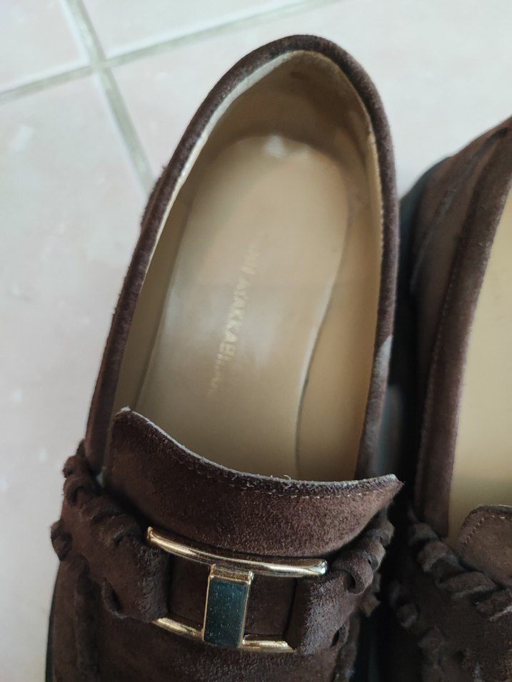 Kahverengi Tokalı  Süet Loafer - Görsel 2