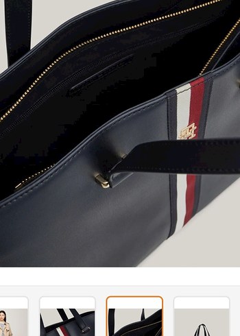 Lacivert Deri Kadın Çanta - Görsel 3