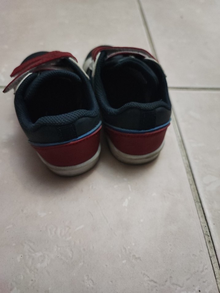 Kırmızı Erkek Çocuk Spor Ayakkabı Velcro - Görsel 3