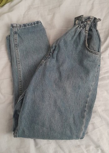 Bol Kesim Kadın Kot Pantolon