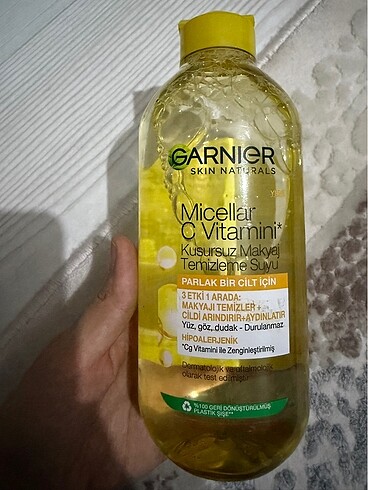 Garnier makyaj temizleme suyu