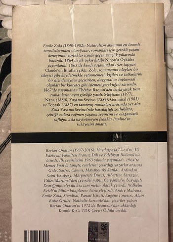 Yaşama Sevinci - Emile Zola - Görsel 2