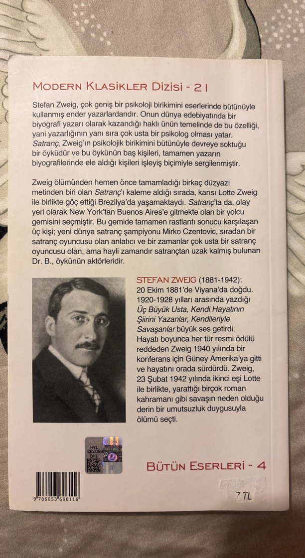 Satranç - Stefan Zweig - Görsel 2