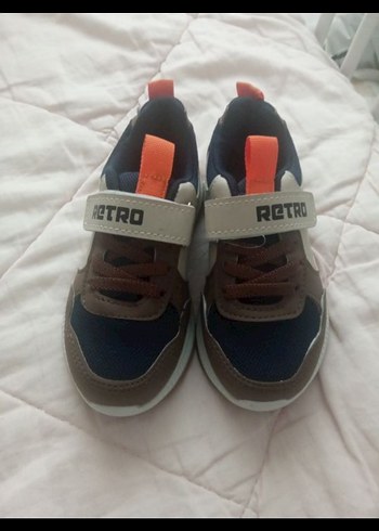 Erkek Çocuk Retro Baskılı Spor Ayakkabı - Görsel 2