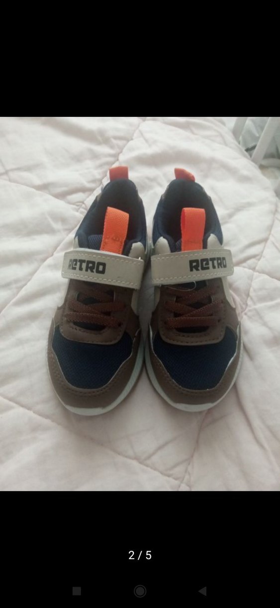 Erkek Çocuk Retro Baskılı Spor Ayakkabı - Görsel 2