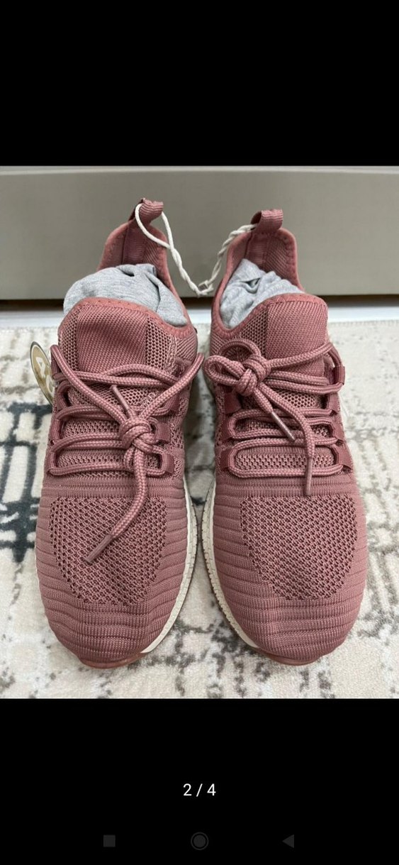 Pembe Bağcıklı file Kadın Spor Ayakkabı 40 - Görsel 2