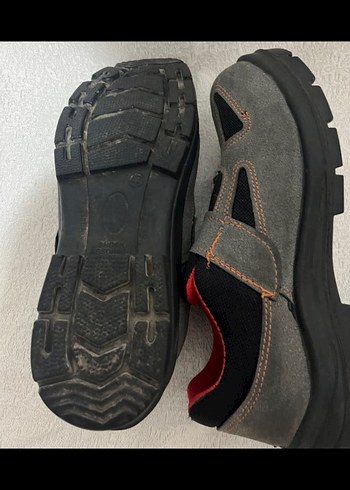 Gri Erkek Spor iş ayakkabısı sanayi ayakkabısı - Görsel 3